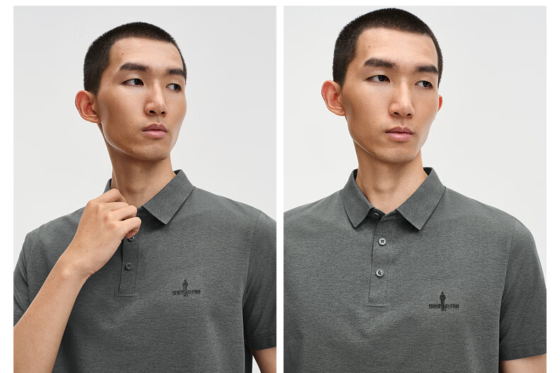 Biyinlefen [Yunrou T] 2026 Summer New Men's Casual Outdoor Sports Quick-Dry Easy-Care Short Sleeve Polo Shirt 13