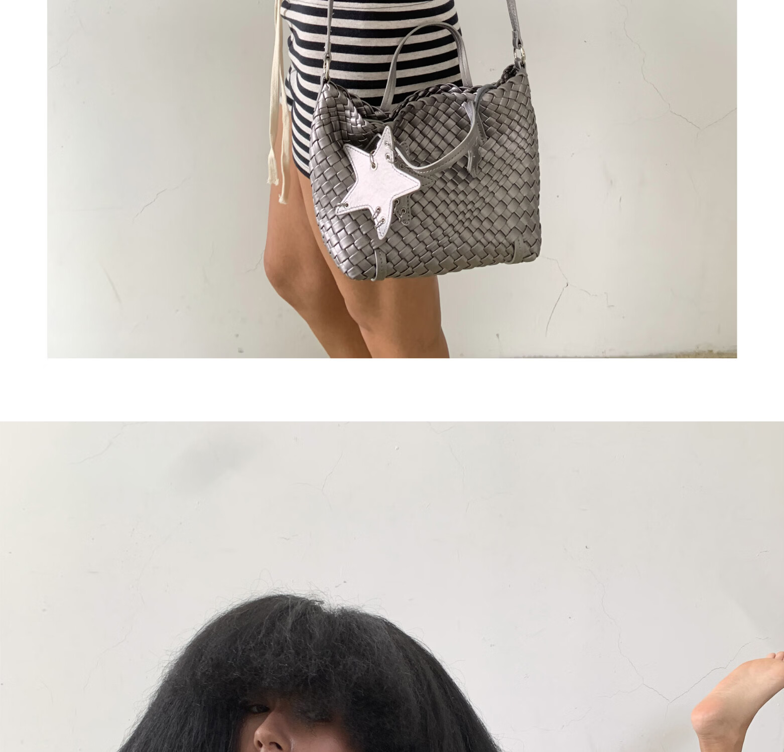 ECODAY Original Design Horizontal Woven Bag Vegetable Basket Luxury Lightweight Shoulder Crossbody Handbag Birthday Gift for Best Friend 23