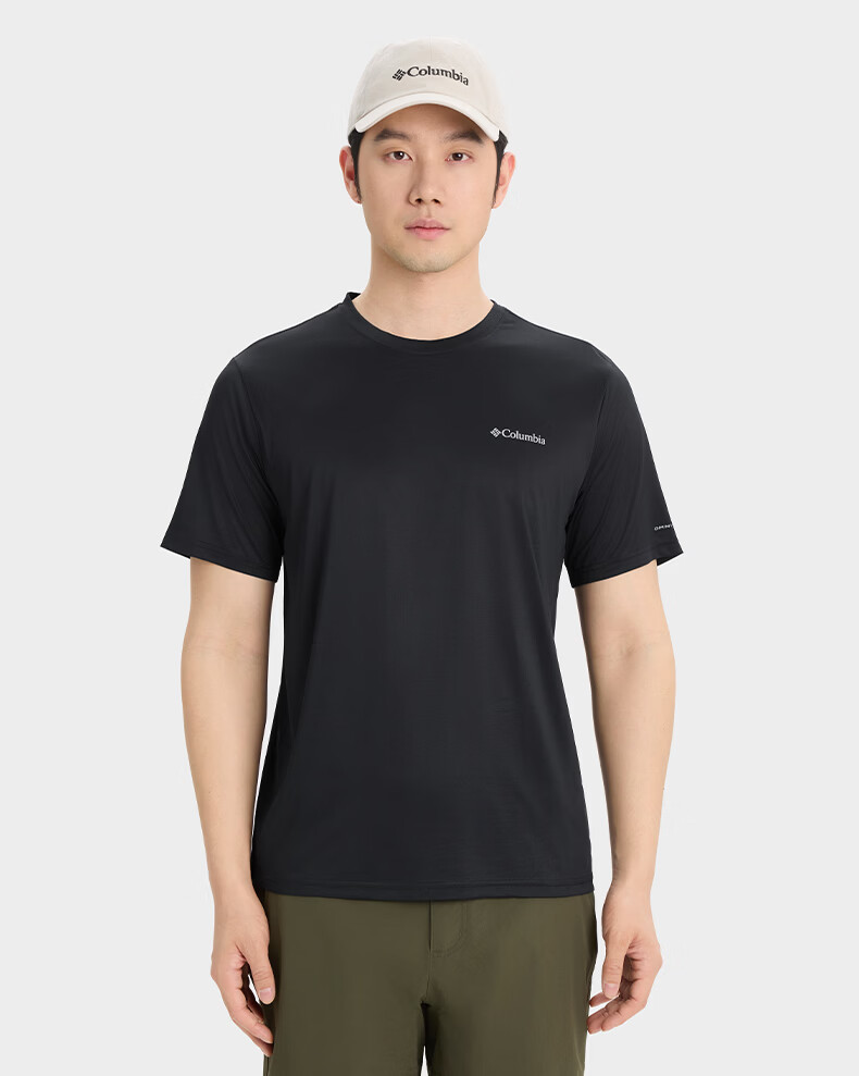 Columbia Men's Moisture-Wicking Quick-Dry Slim Fit Short Sleeve T-Shirt AJ1419 010 S Spring/Summer 2026 Outdoor New Arrival 2