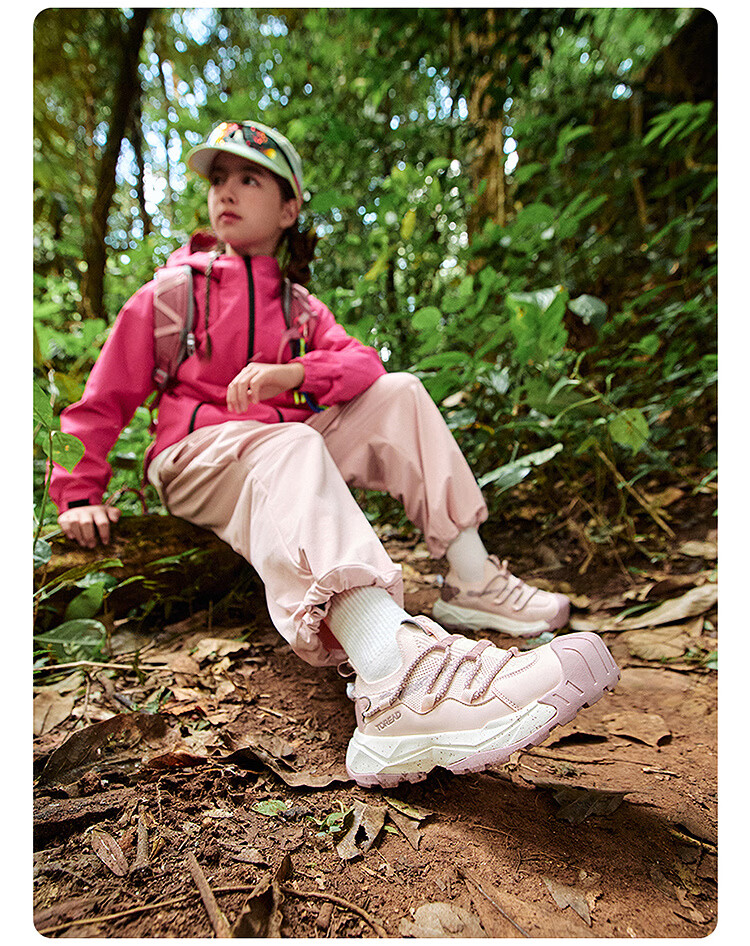 TOREAD 【Yuexing】 Kids' Sports Shoes Spring Summer Children's Bread Toe Hiking Shoes White/Blue Size 35 32