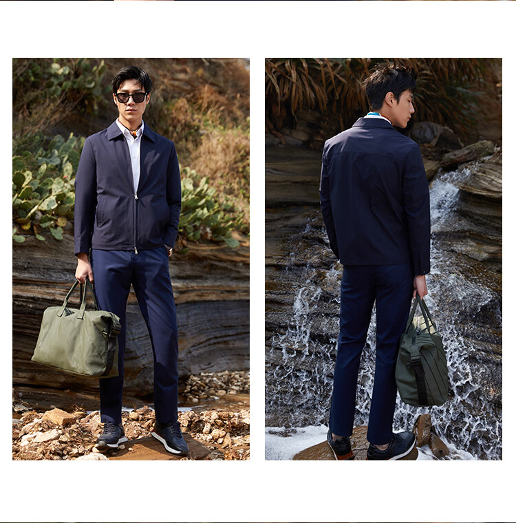 YOUNGOR Business Commuter Men's Jacket Spring New Business Work Lapel Executive Coat 424996 8