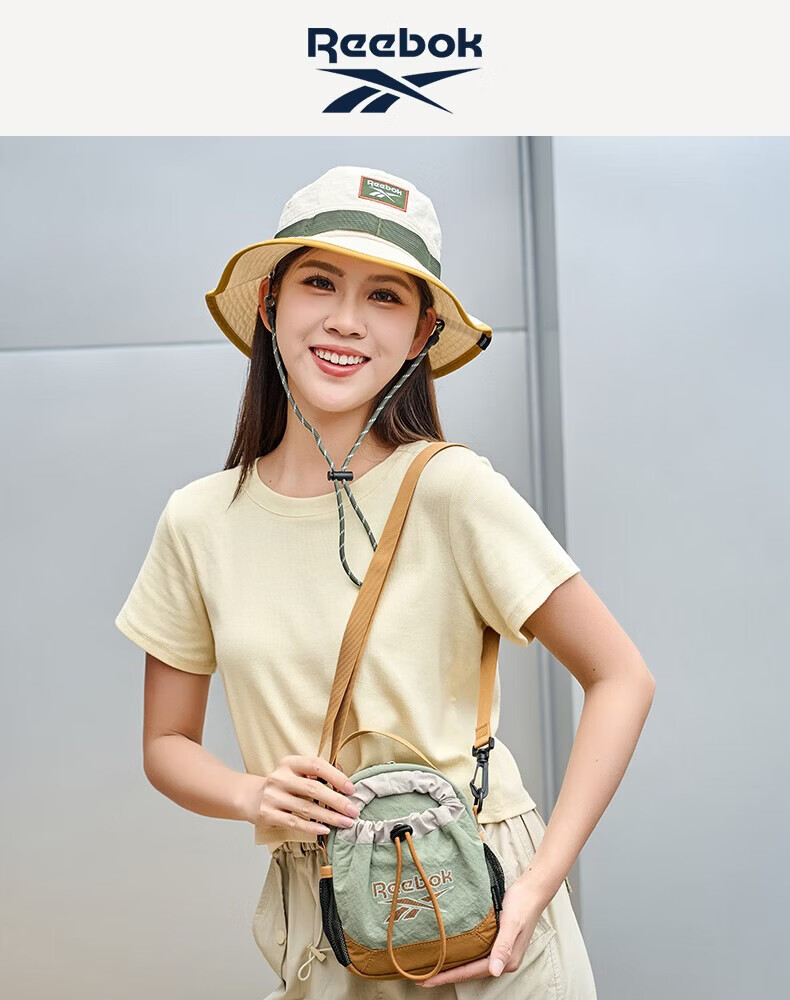 Reebok Women's Crossbody Shoulder Bag 2026 New Portable Multifunctional Phone Bag Water Bottle Holder Casual Sports Small Bag 1