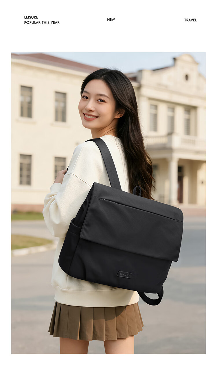 GOLF Casual Women's Backpack 14/16 Inch Laptop Bag Lightweight Shoulder Tote Travel Dual-Use School Bag 22