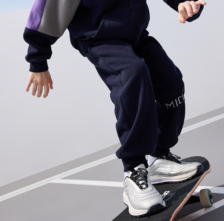 Disney Kids Set Boys and Girls 2026 New Spring Fleece-Lined Sports Sweatshirt Two-Piece Trendy Cool Jacket and Pants 9