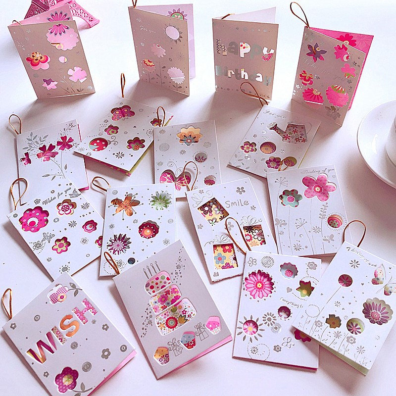 毕业贺卡创意可爱立体儿童节贺卡幼儿园毕业生日邀请函祝福迷你小卡片