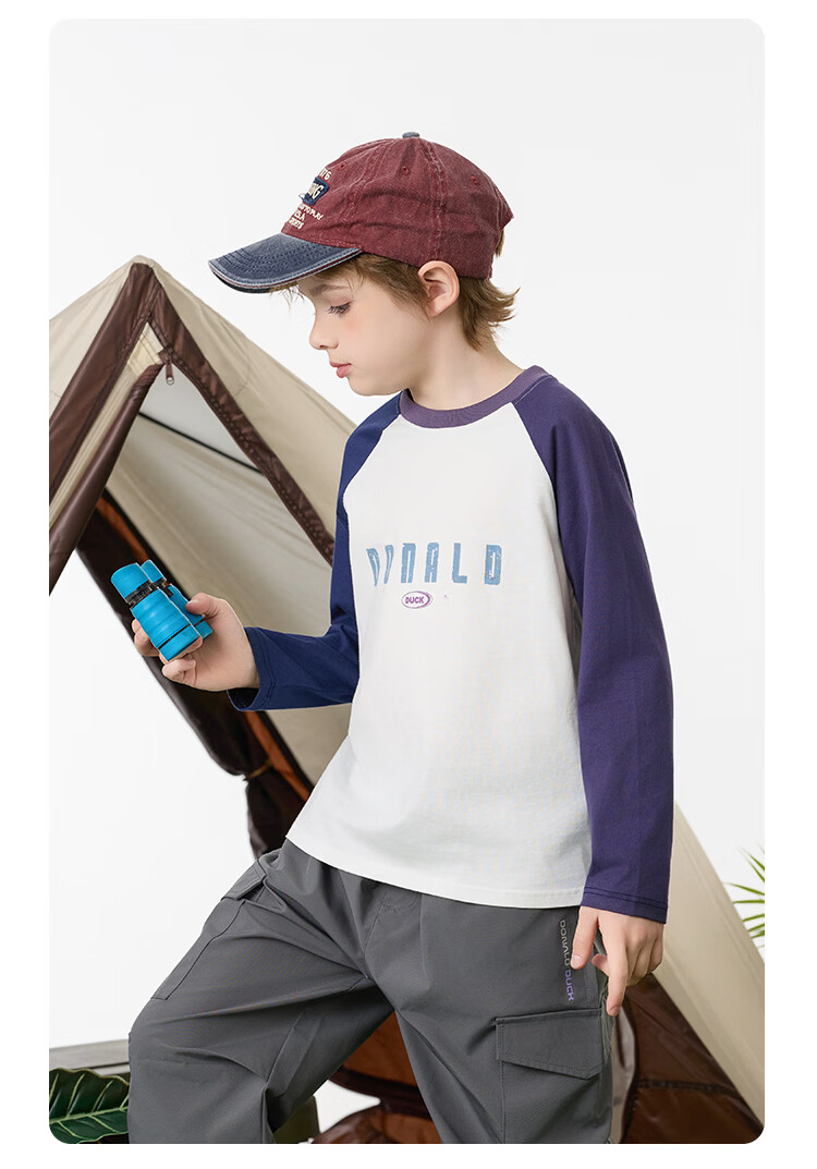 Disney Boys' Long Sleeve T-Shirt Children's Cotton Spring 2026 New Autumn Cartoon Fashion Top 18