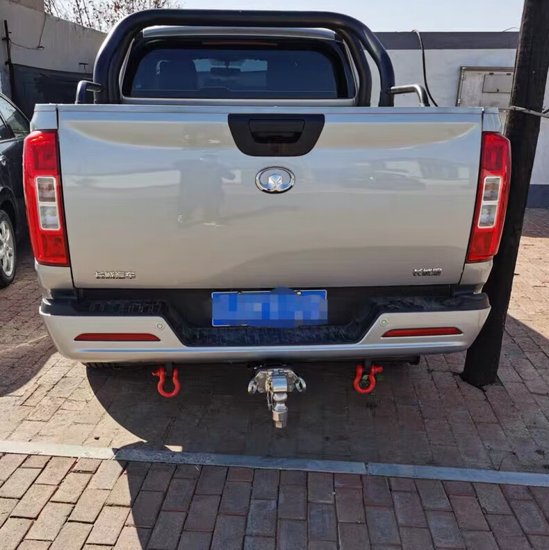 适用于五十铃皮卡dmax 铃拓瑞迈s改装拖车钩拖车杠后拖钩流氓牵引勾