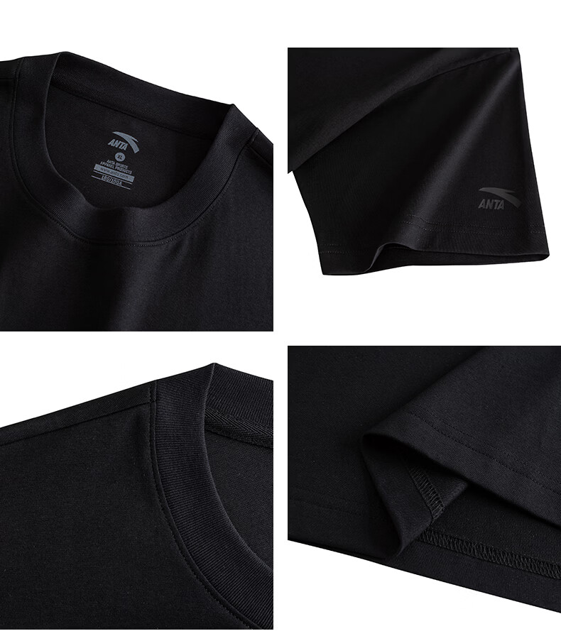 Anta Cold Brew T Ice Silk Casual Short Sleeve T-Shirt Men's Summer New Printed Loose Breathable Sports Top Women's 14