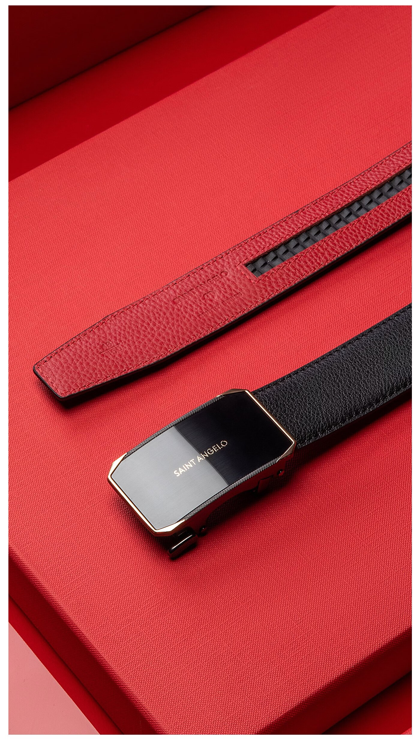 Baoxiniao 2026 New Men's Genuine Leather Belt Young Man Zodiac Year Valentine's Day Gift Box Belt 115cm 3