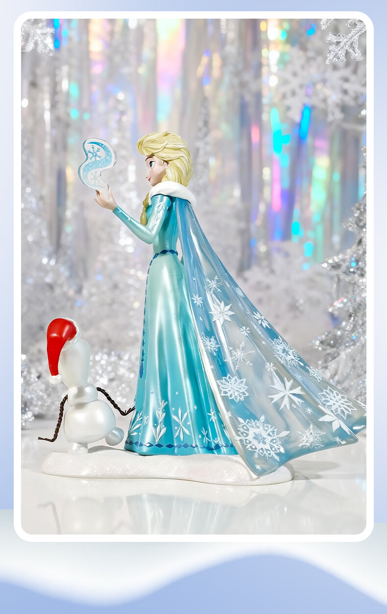 Disney Frozen Elsa and Olaf Figurine Decoration Elsa Queen Birthday Gift Graduation Gift 10