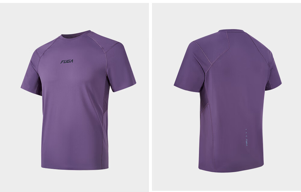 KAILAS FUGA Summer Outdoor Trail Running Functional Short Sleeve T-Shirt Men KG2617121 Electric Purple Pink M 9