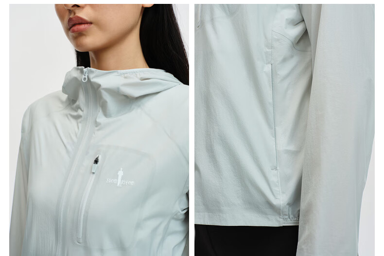 Biyinlefen [Lightweight Three-Proof] 2026 Summer New Women's Outdoor Skin Jacket Casual Lightweight Hooded Coat Air Conditioning Shirt 17