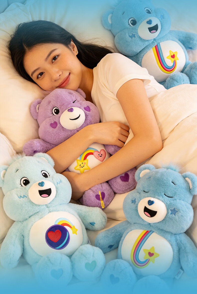 CARE BEARS Love Heart Bear [Grumpy Bear] Girlfriend Birthday Gift Girl Toy Plush Toy 11