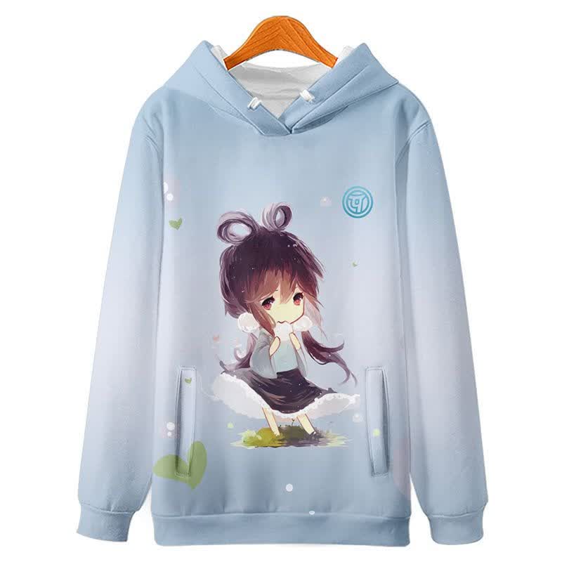 简顾jiangu简顾洛天依卫衣vsinger虚拟歌手洛殿动漫周边连帽外套秋冬