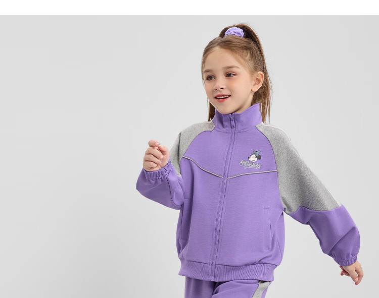 Disney Kids Set Boys and Girls 2026 Spring New Knit Sports Sweatshirt Two-Piece Trendy Cool for Older Children 21