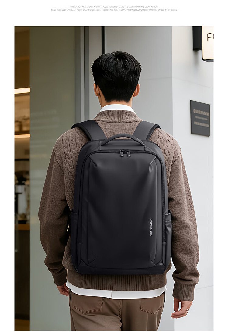 GOLF Men's Backpack 15.6/16 Inch Laptop Bag Huawei Business Travel Casual Backpack 13