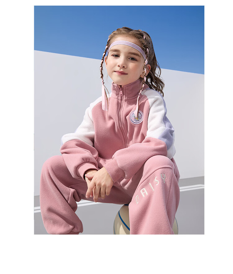 Disney Kids Set Boys and Girls 2026 New Spring Fleece-Lined Sports Sweatshirt Two-Piece Trendy Cool Jacket and Pants 33