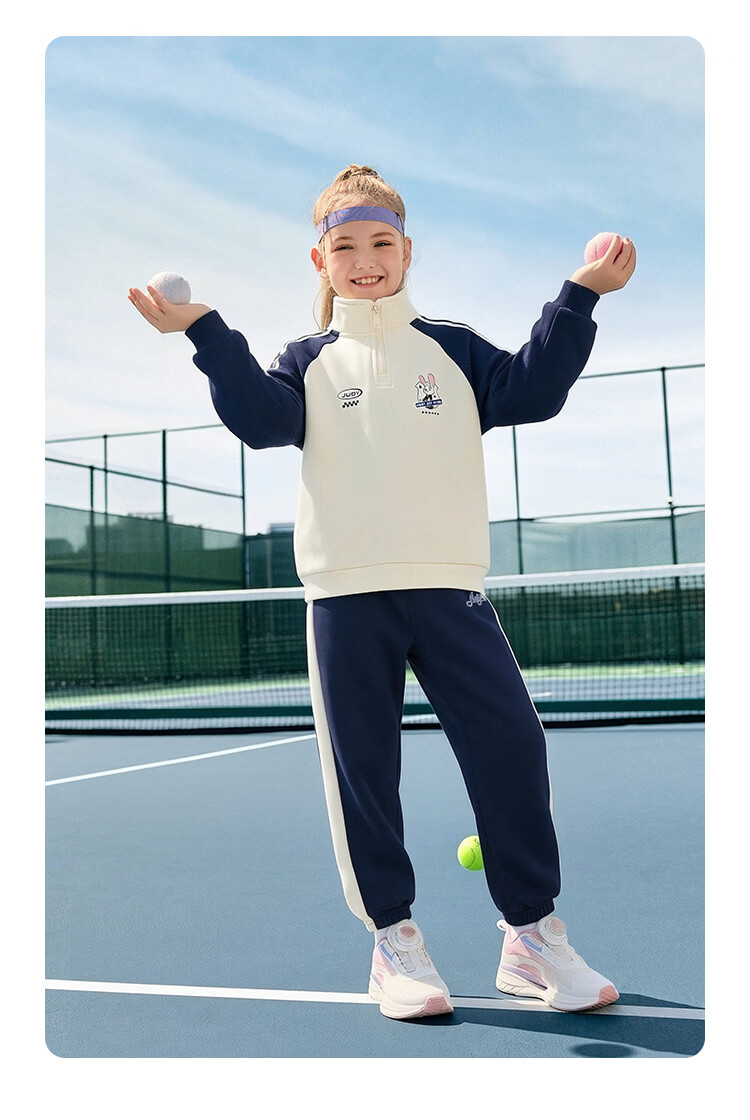 Disney Girls' Kids' Sports Sweatshirt Jacket and Pants Set 2026 Spring New Children's Two-Piece Outfit Sweet and Cool 10