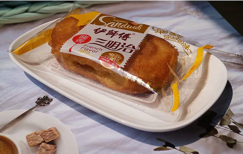 老式三明治面包奶油夹心早餐糕点80后怀旧儿时油炸面包零食整箱批夹心