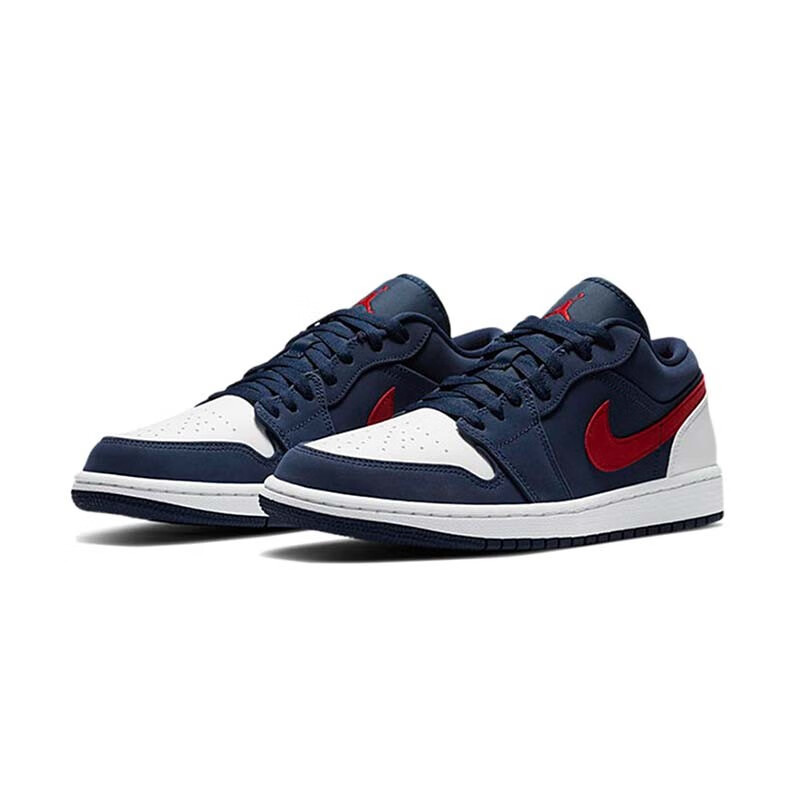耐克(nike)jordan 1 low aj1低帮男子篮球鞋 553558 蓝黄553558-123