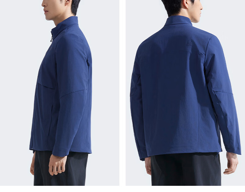 The North Face 2026 Spring Summer Men's Softshell Windproof Water-Repellent Stand Collar Jacket 8BYQ 2EL S 9