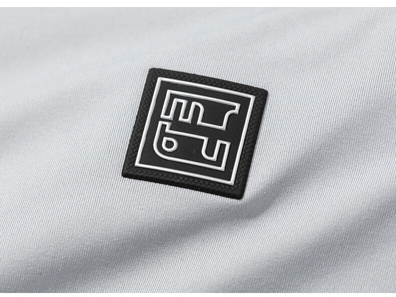 Mr.Bu Oversized Stand Collar Functional Sports Men's Summer Double Zipper T-Shirt 32