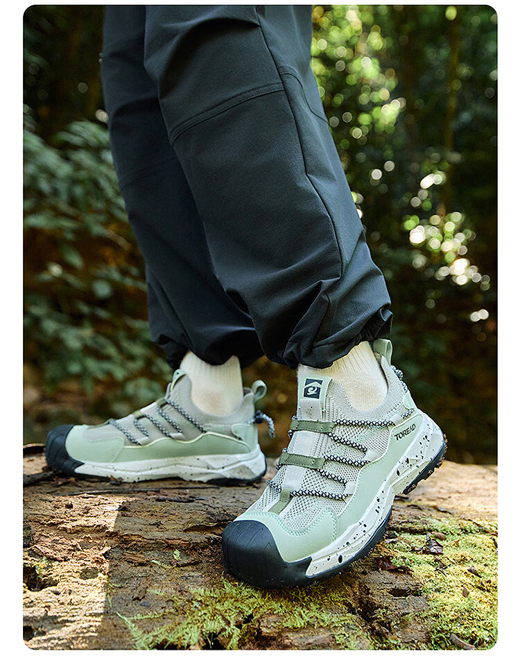 TOREAD 【Yuexing】 Kids' Sports Shoes Spring Summer Children's Bread Toe Hiking Shoes White/Blue Size 35 25