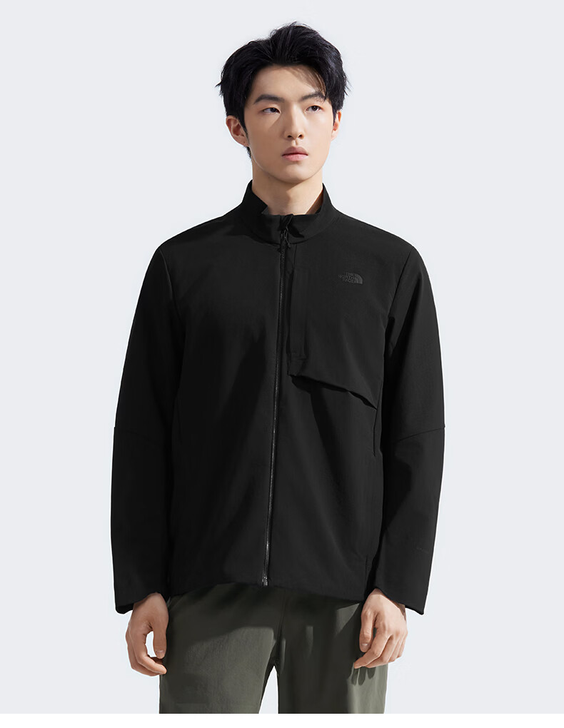 The North Face 2026 Spring Summer Men's Softshell Windproof Water-Repellent Stand Collar Jacket 8BYQ 2EL S 11