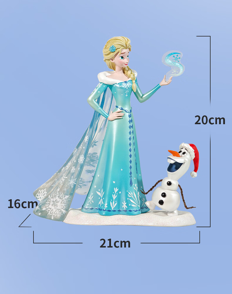 Disney Frozen Elsa and Olaf Figurine Decoration Elsa Queen Birthday Gift Graduation Gift 11