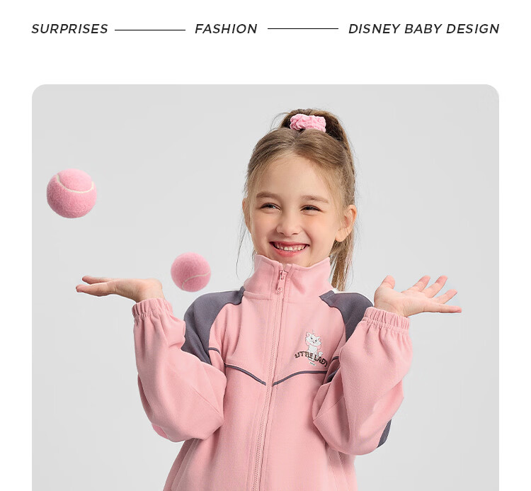 Disney Kids Set Boys and Girls 2026 Spring New Knit Sports Sweatshirt Two-Piece Trendy Cool for Older Children 32