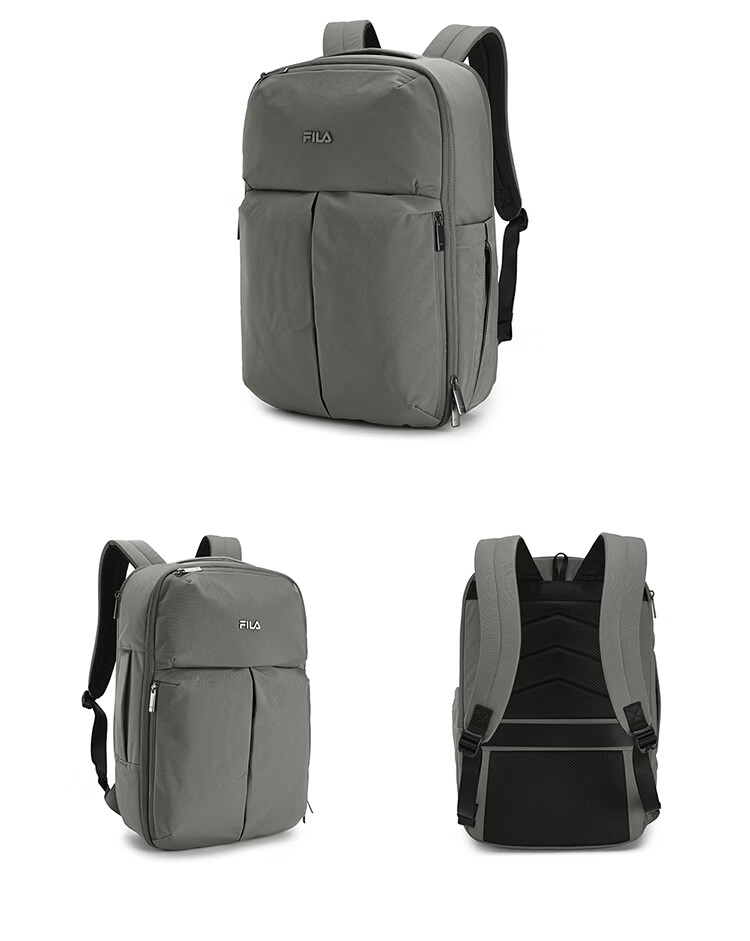 FILA Official Men's Backpack 2026 Summer Casual School Bag Dual-Shoulder Business Commuter Laptop Bag 11