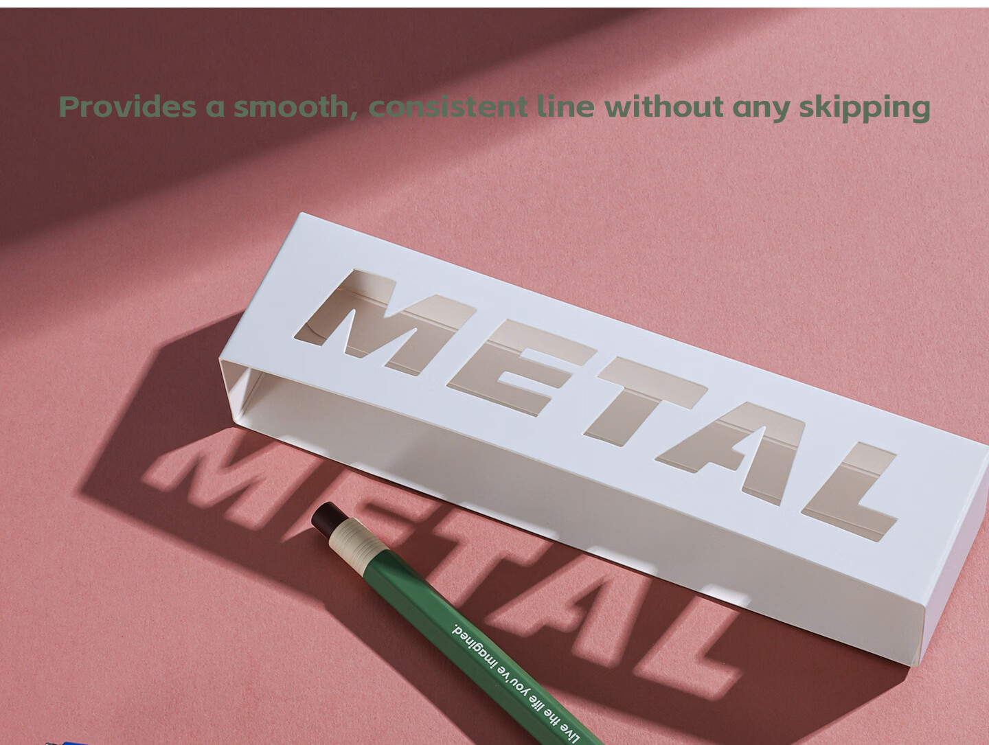 Never Hexagonal Metal Pen Magnetic Gift Box Premium Business Signature Pen Industrial Style Quick-Dry Gel Pen Spring Fruit [Metal Pen*1 + Refill*1] 21