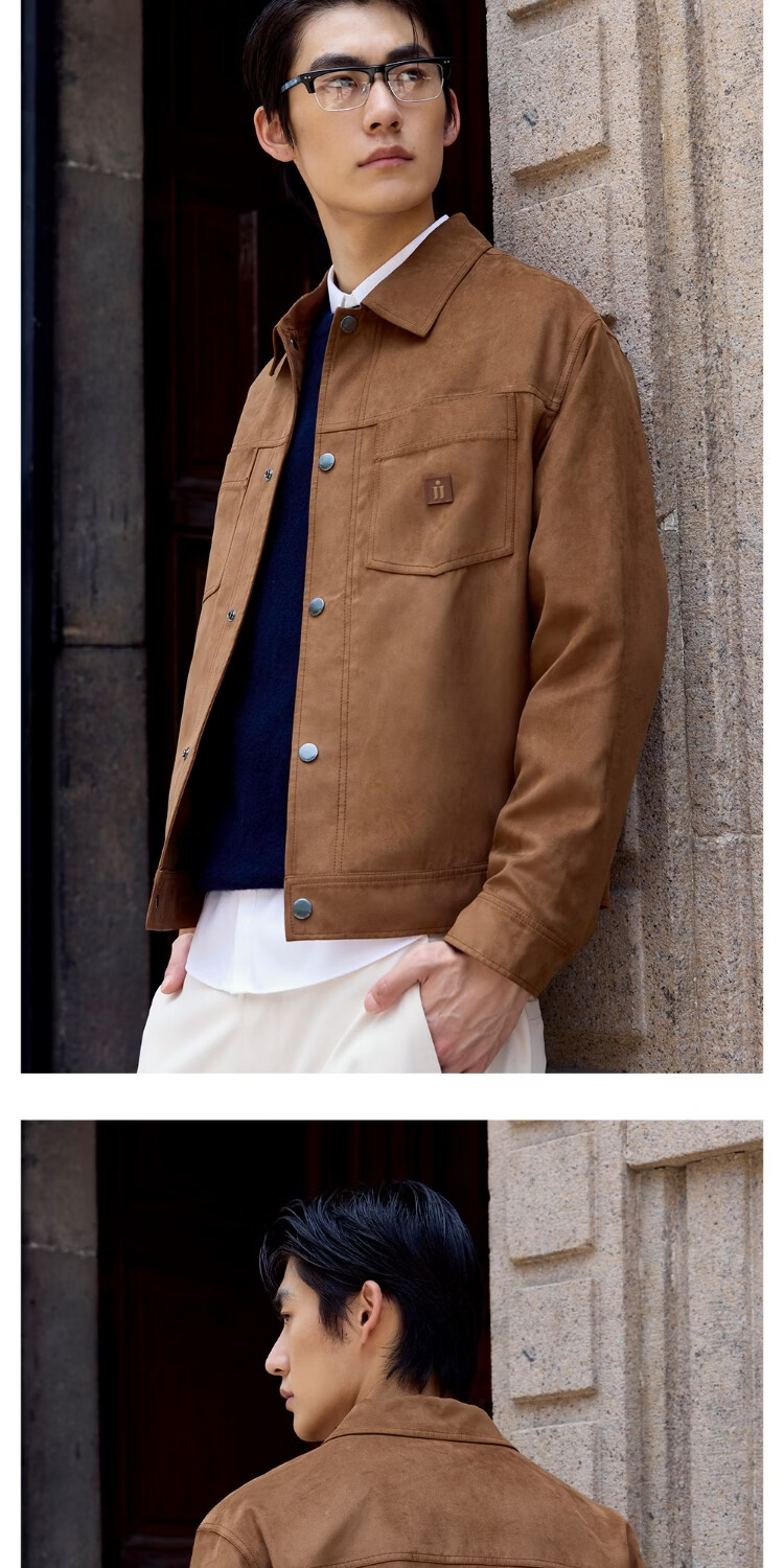 JACK&JONES Men's Spring New Jacket Business Casual Commuter Regular Lapel Coat 226121094 11