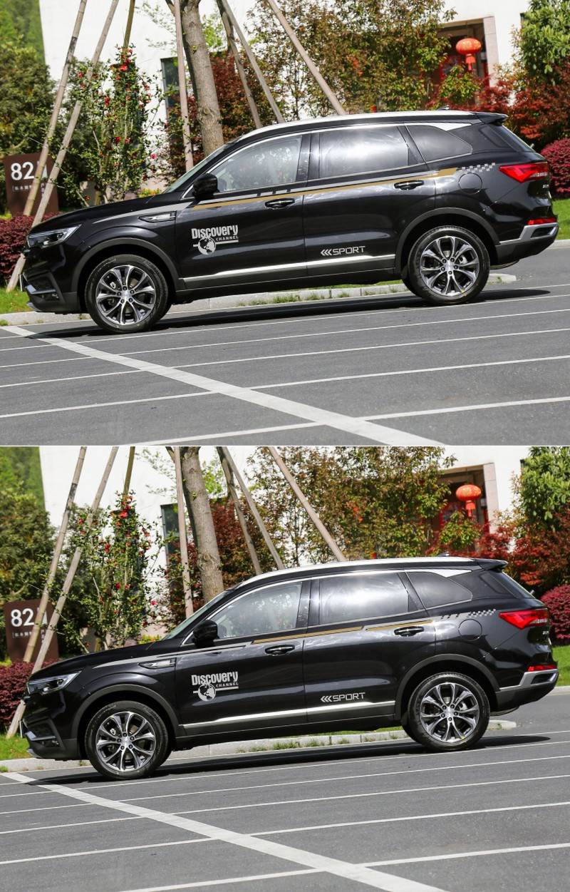 众泰t700专用车贴个性腰线拉花创意改装贴纸众泰车身彩条装饰贴花