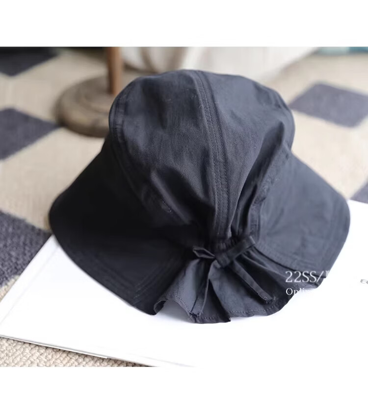 Lagur Casual Lightweight Breathable Cotton Japanese Style Fisherman Hat Women Summer Sun Protection Sunshade Cap Spring Pink Orange 19