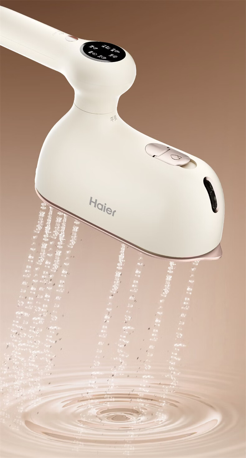 Haier Quick-Go Pro Handheld Garment Steamer, 23g/min Explosive Steam, 250ml Upgraded Detachable Water Tank, Compact Portable Affordable Travel Ironing Machine for Home Use HY-GW2502W 11