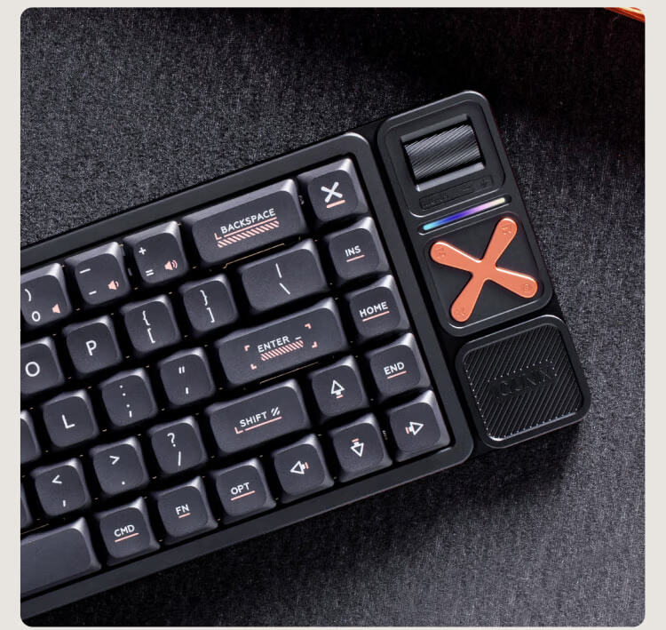 IQUNIX Aluminum Factory MG65 Series Low-Profile Mechanical Keyboard Wireless Tri-Mode Compatible with Mac Tablet Office Ultra-Thin Gaming MG65 Misty White Light Feather Switch 27