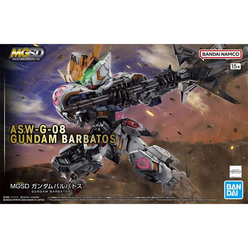 Bandai MGSD Series Gundam Barbatos Iron-Blooded Model Assembly Kit Boys Toy Gift 1