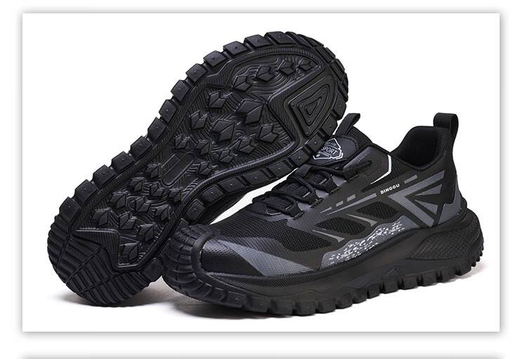 Dinggu Safety Work Shoes Four Seasons Anti-Smash Anti-Puncture Construction Men's Lightweight Odor-Resistant Durable JD1800hei41 15