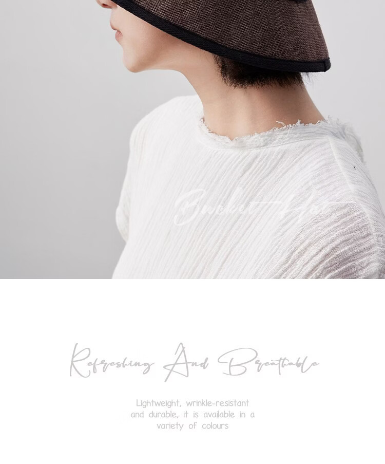 Lagur Japanese Linen Feel UPF100+ Sun Protection Breathable Summer Sun Hat Fisherman Hat New Coffee Color 14