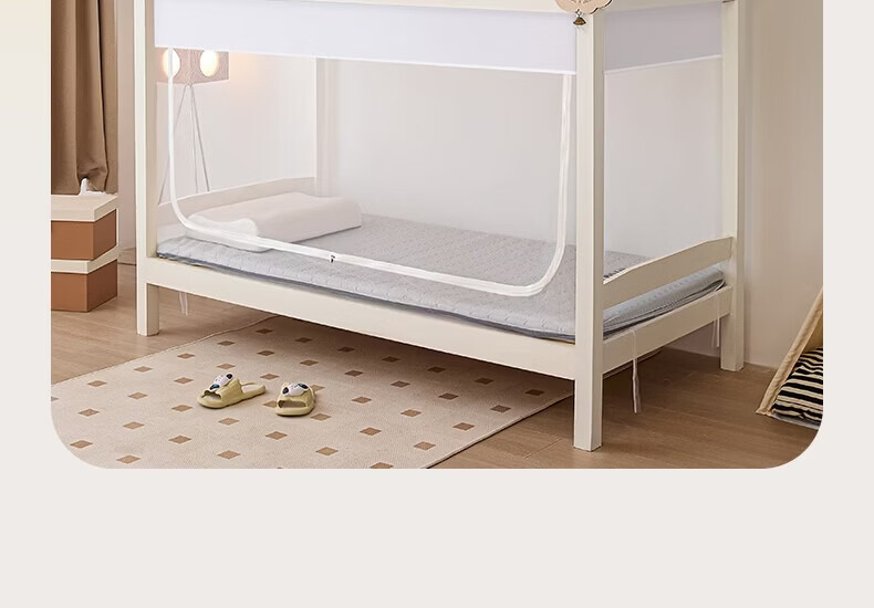 Hodo Upgraded Dust-Proof Extendable Bunk Bed Universal Dormitory Mosquito Net for College Students, 0.9m X 1.9m 3