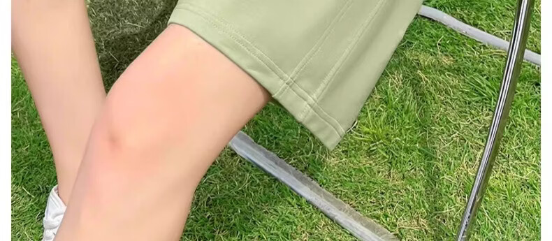 MINISO Women's Sports Shorts 2026 New Summer Lightweight Heather Gray Mid-Length Casual Wide-Leg Five-Point Pants for High School Students 18