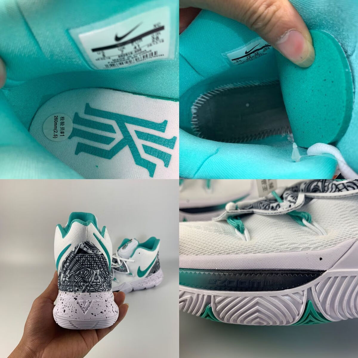 欧文5代篮球鞋笑脸埃及联名上帝之眼全明星黑人月高帮男女款战靴6