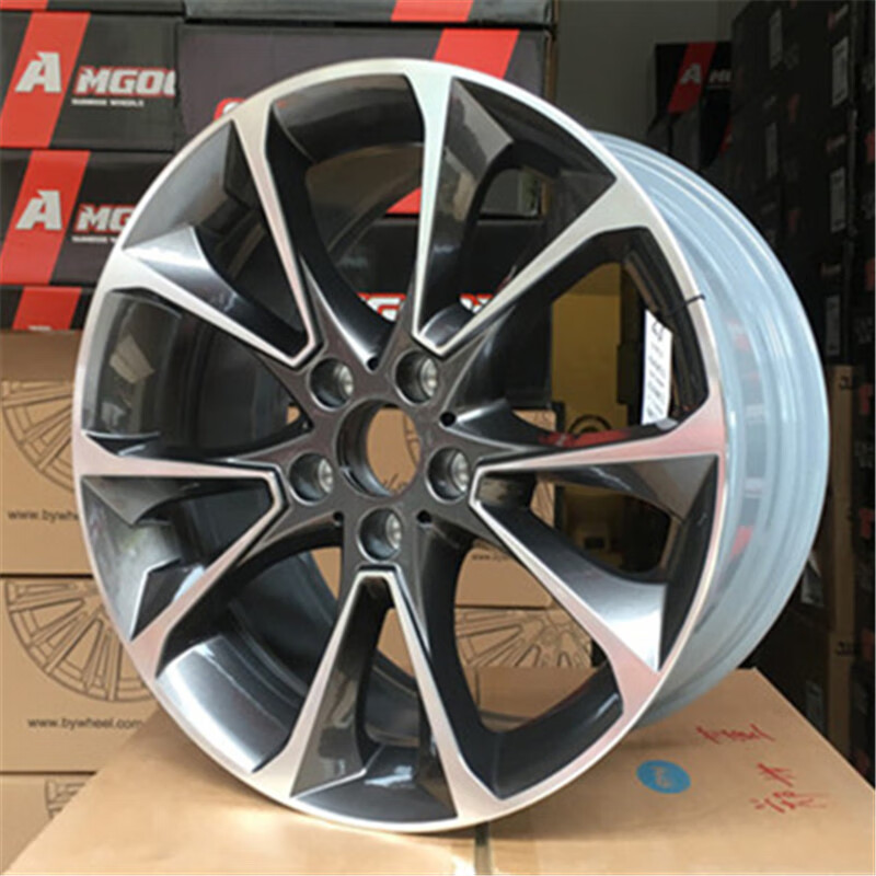 x6x5mx6m铝合金轮毂19寸20寸21寸铸造锻造钢圈 乳白色_d1266宝马x5x6