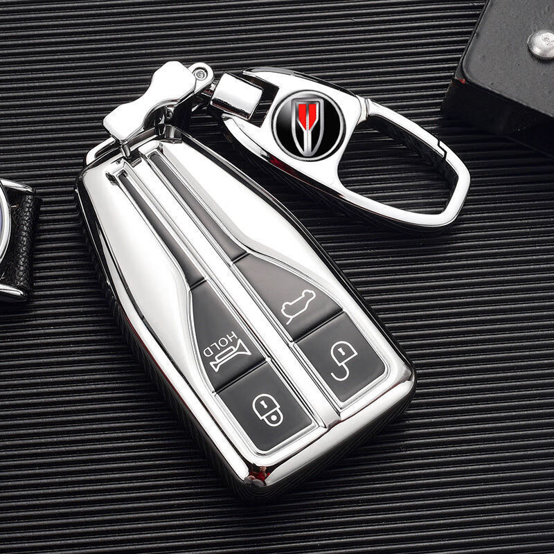 适用于一汽红旗hs5钥匙扣套21款男女h5红旗hs7钥匙包h9汽车钥匙壳扣 