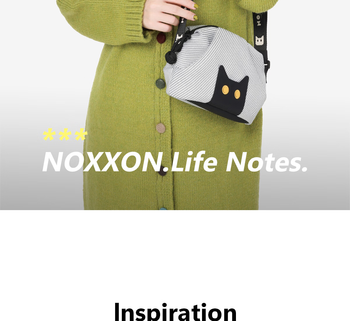 NOXXON Holiday Gift Casual Niche Ultra Lightweight Underarm Shoulder Commuter Small Backpack Lightweight Crossbody Bag 2