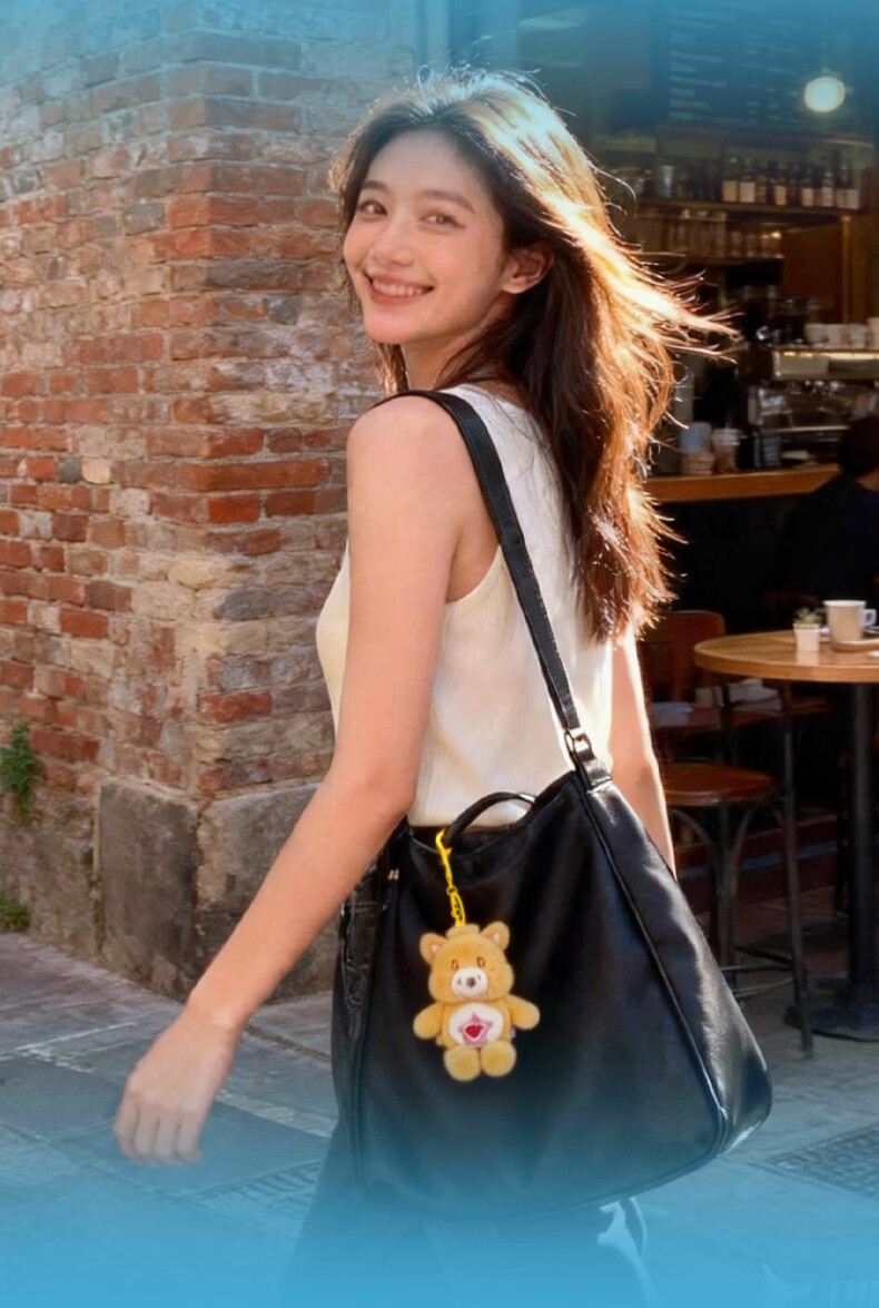 CARE BEARS [Yanuoxiong] Plush Pendant, Cute High-End Feel, Women's Handbag Doll, Children's Day Gift for Girls 12