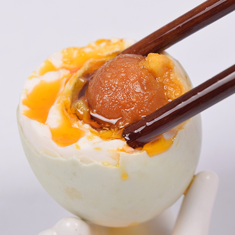 大菜园 咸鹅蛋 大黄鹅蛋 流油咸鹅蛋 熟鹅蛋咸度适中 24枚(150克)