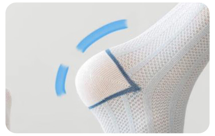 Hodo Kids Summer Thin Breathable Mesh Socks Boys Baby Sweat-Absorbent Seamless Mid-Calf Cotton Socks 9