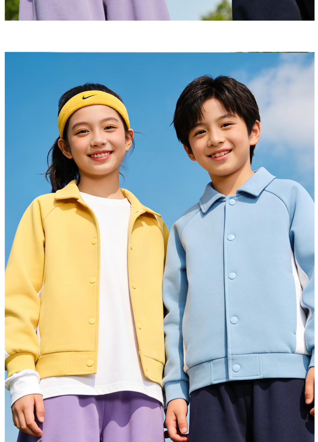 Disney Kids Sportswear 2026 Autumn New Sweet Girls Jacket and Pants Trendy Boys Jacket and Sweatpants 15